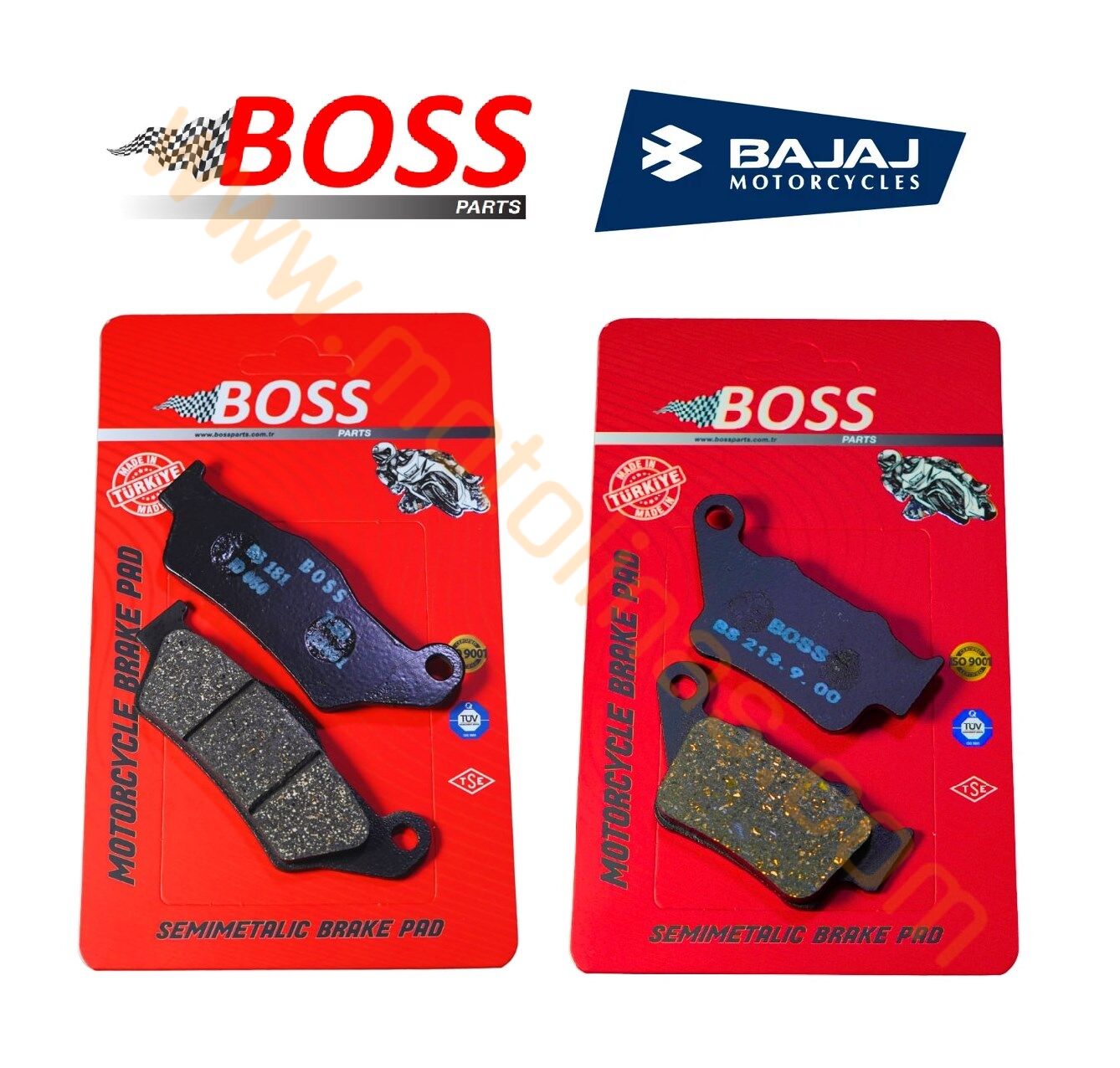 BAJAJ NS200 FREN BALATASI ÖN ARKA SET SİNTERLİ BALATA BOSS MARKA AVRUPA STANDARTLARINDA
