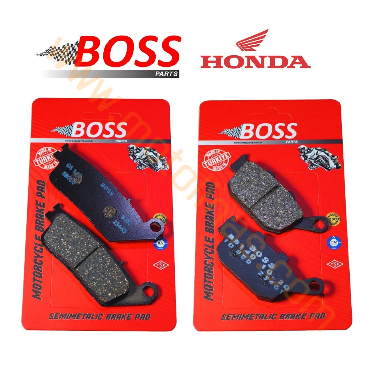 CBR250R FREN BALATASI ÖN ARKA SET SİNTERLİ BALATA BOSS MARKA