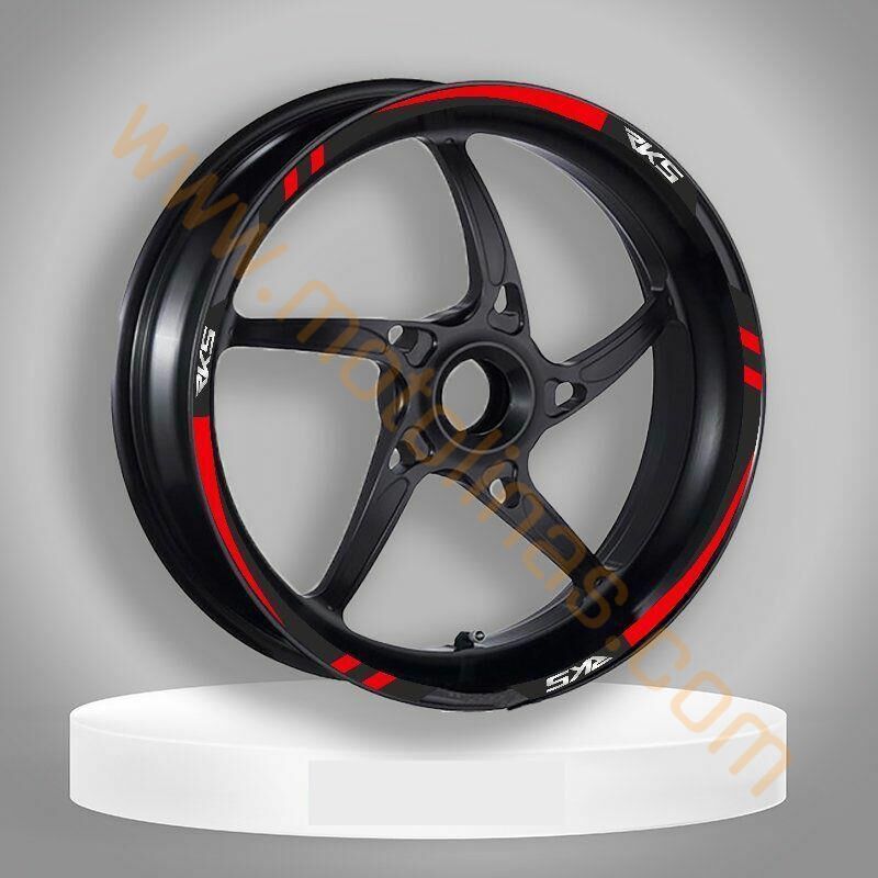 RKS MOTOR UNİVERSAL JANT ŞERİDİ UYUMLU KIRMIZI REFLEKTÖR