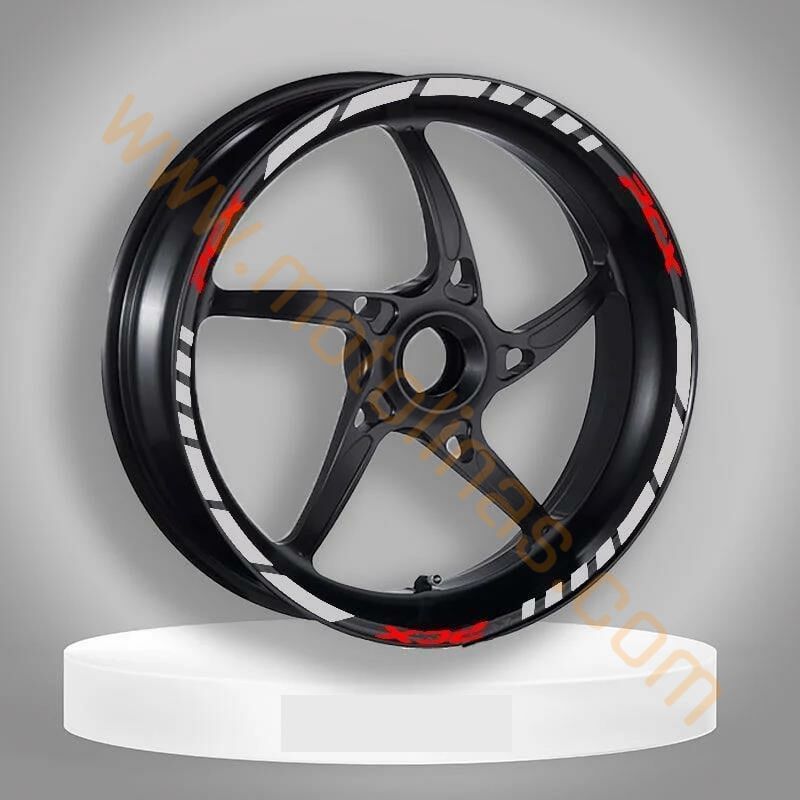 PCX TÜM MODELLER JANT ŞERİDİ UYUMLU BEYAZ REFLEKTÖR PCX YAZILI