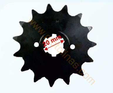 ÖN DİŞLİ 15T - MONDİAL 250 MCT
