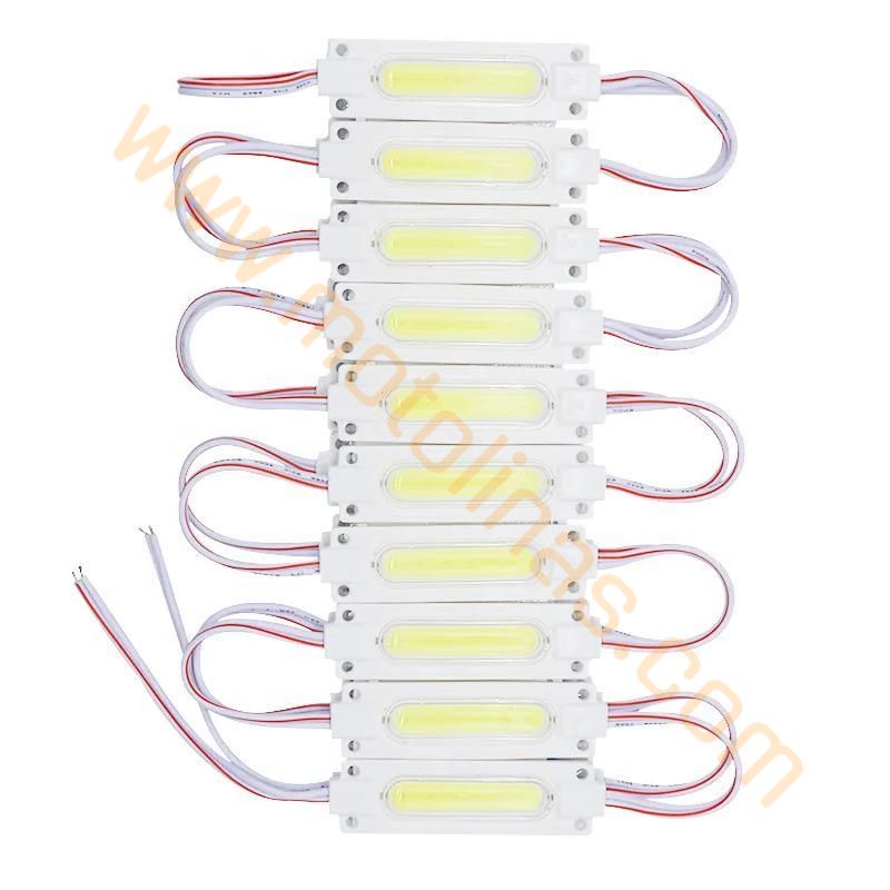 MOTOSİKLET PARMAK LAMBA MODÜL LED BEYAZ COB LED 10 LU PAKET FİYAT