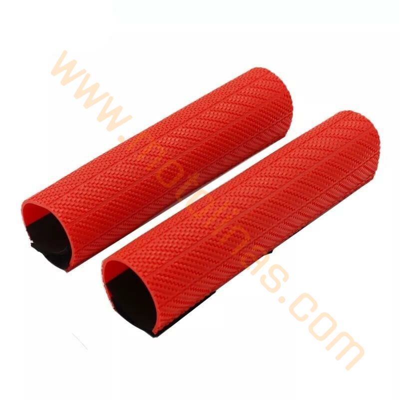 ÖN AMORTİSÖR KORUYUCU KARBON PLASTİK TAKIM CROSS 25CM - KIRMIZI