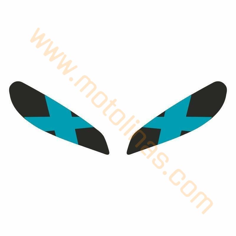 CF MOTO 250 SR 2020 - 2023 UYUMLU FAR STİCKER X MAVİ CF MOTO AKSESUAR