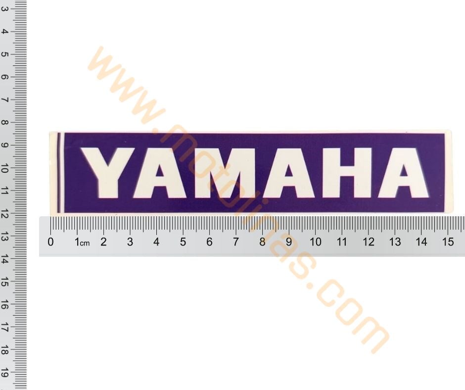 YAMAHA STİCKER TEKLİ MAVİ 15x3cm - UNİVERSAL