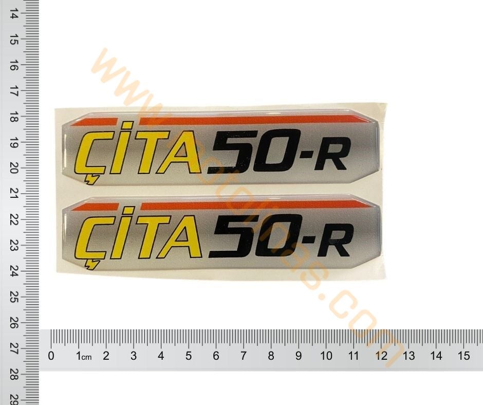Yan Kapak Damla Sticker 2li Çita 50r - Universal