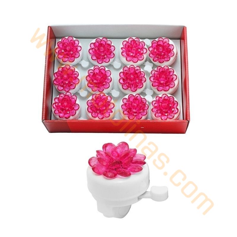 ZİL DEMİR PEMBE KRİSTAL DESEN - BİSİKLET / EBİKE