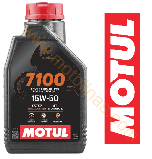 Motul 7100 15w50 4t 1l Motor Yağı Yeni Tarihli Vizkozite İçerikli Yağ
