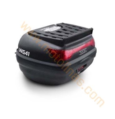 MOTOSİKLET ARKA TOPCASE ARKA ÇANTA 41 LİTRE BASİC SİYAH