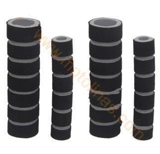 MOTOSİKLET ELCİK SÜNGERİ + MANET SÜNGERİ 4'Lü SET GRİ