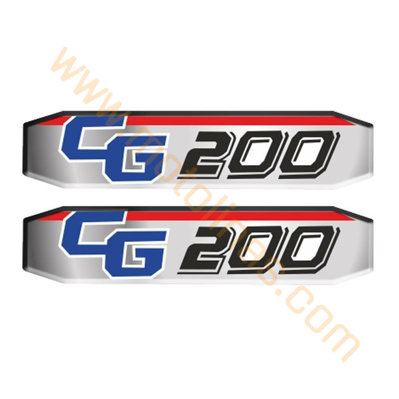 YAN KAPAK DAMLA STİCKER CG200 YAZILI 2 li SET