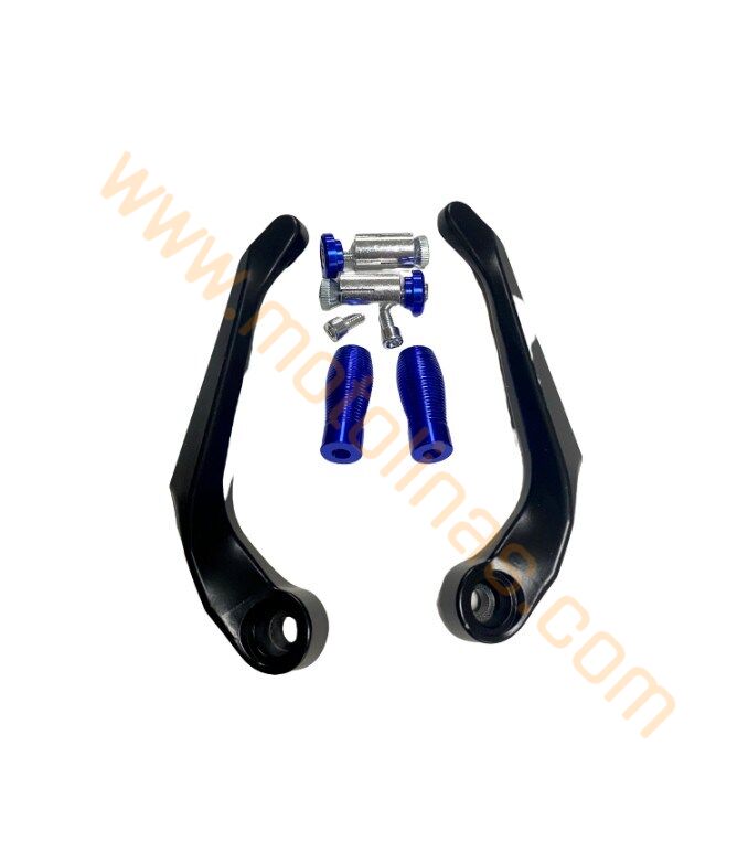 MOTOSİKLET MANET KORUMA ALEMİNYUM MAVİ - UNİVERSAL
