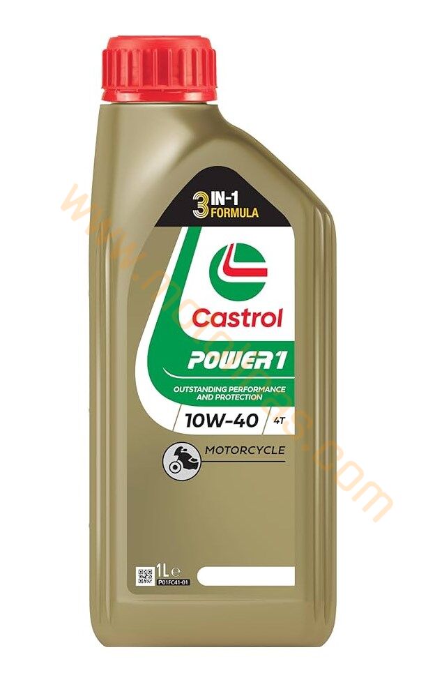 CASTROL POWER1 10W40 4T 1 Lt 4 ZAMANLI MOTOSİKLET YAĞI