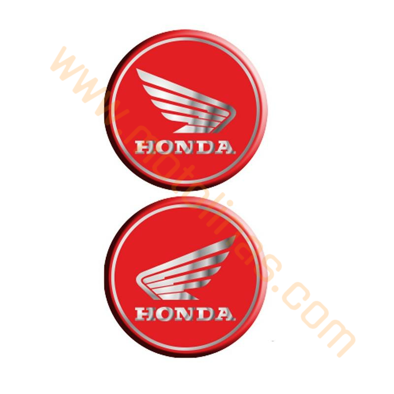 DAMLA STİCKER 2 li set 4.5 cm HONDA KIRMIZI