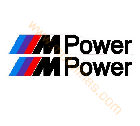 Sticker Bmw M Power Sticker Etiket Çıkartma OTO STİCKER 2 ADET