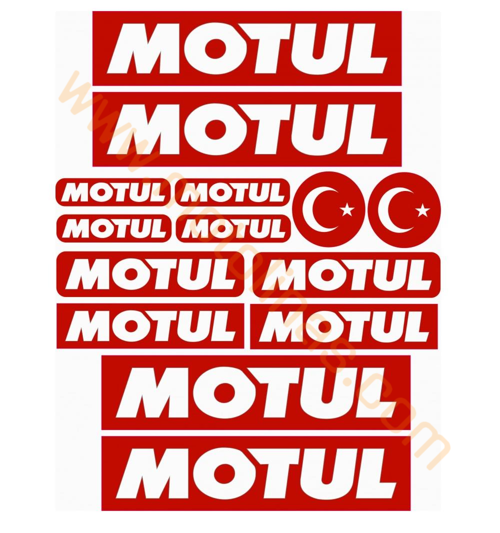 MOTUL STİCKER A4 BOYU 14 PARÇA SET LNS02 AKSEUSAR