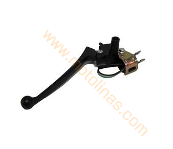 SCOOTER 150 HS, RAMZEY, ÇELİK, FİERY FREN KOL VE KÜTÜK KOMPLE SOL (SİYAH)