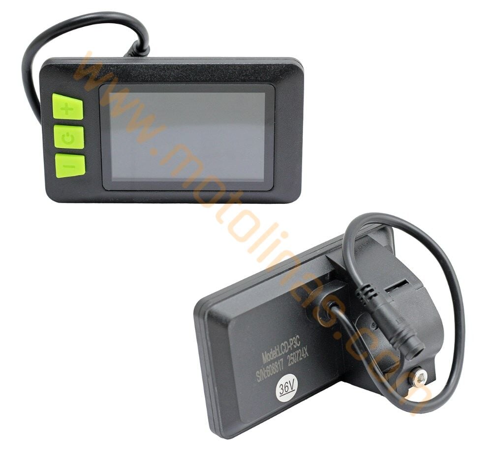 EBİKE EKRAN SAATİ 24V/36V/60V - 6 PİNLİ - RKS UYUMLU, UNİVERSAL