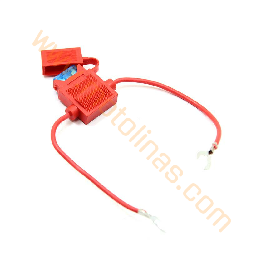 MOTOSİKLET TESİSAT SİS FARI ALARM SİGORTASI KOMPLE 15AH SİGORTA DAHİL