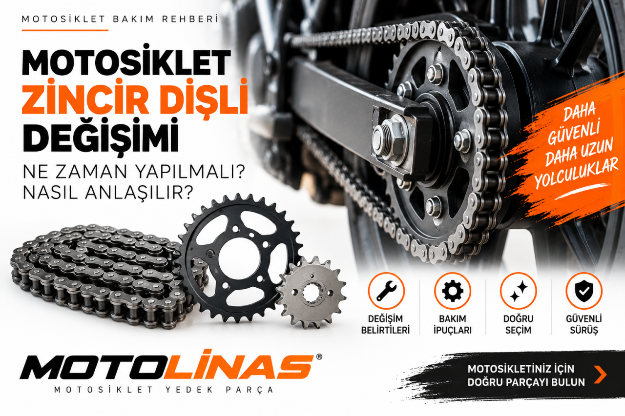 Motosiklet Zincir Dişli Değişimi Ne Zaman Yapılmalı?