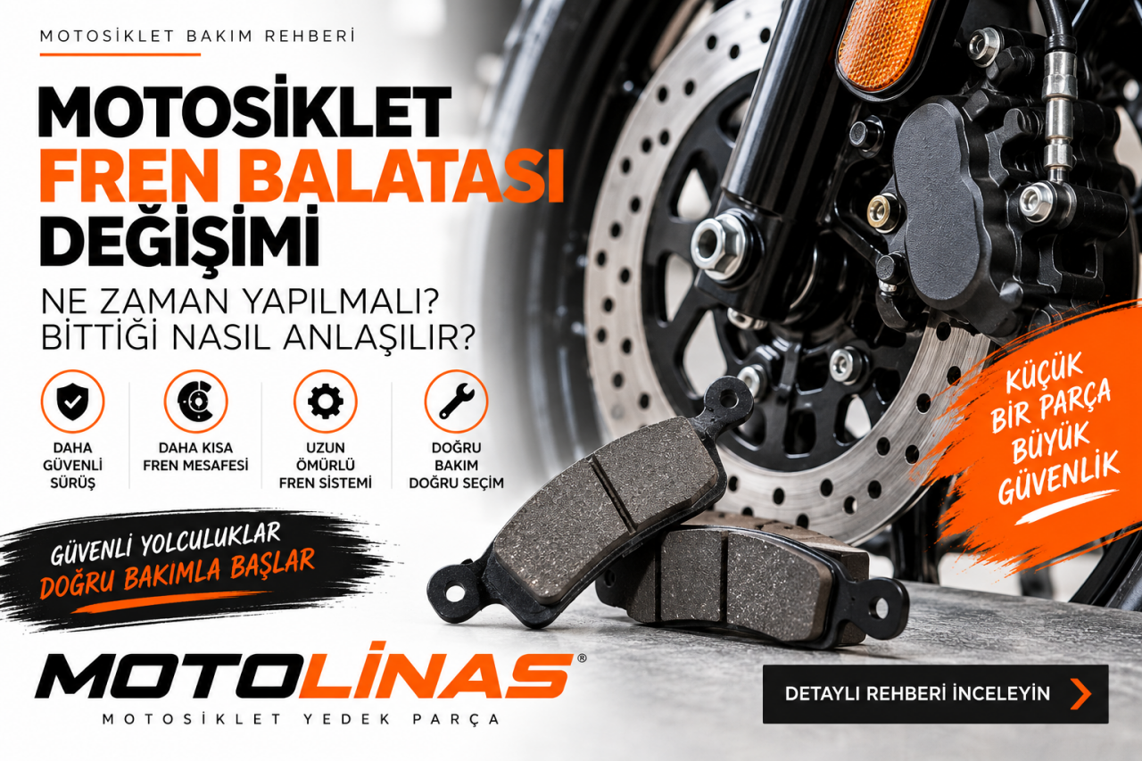 Motosiklet Fren Balatası Değişimi Ne Zaman Yapılmalı?