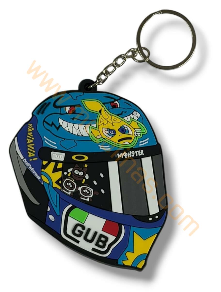 MOTOSİKLET UYUMLU ANAHTARLIK MASKOT SİLİKON İTHAL KASK GÖRÜNÜMLÜ ANAHTARLIK