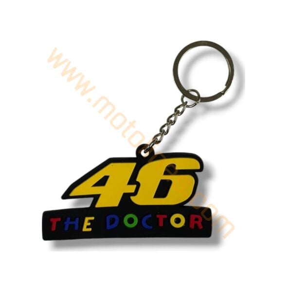 MOTOSİKLET UYUMLU ANAHTARLIK MASKOT SİLİKON İTHAL THE DOCTOR ANAHTARLIK