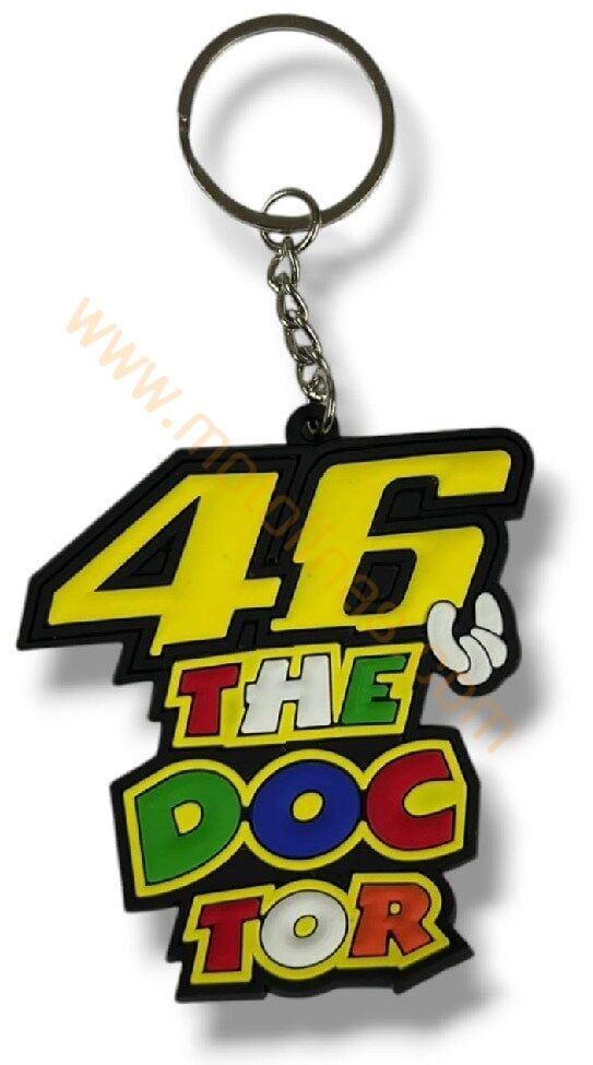 MOTOSİKLET UYUMLU ANAHTARLIK MASKOT SİLİKON İTHAL THE DOCTOR ANAHTARLIK