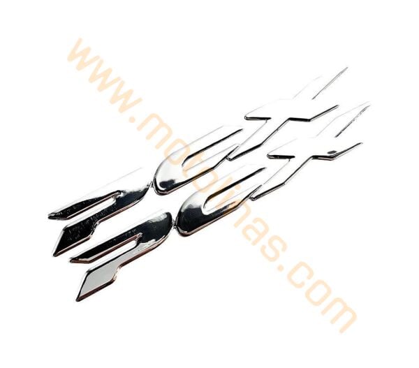 HONDA PCX KAPORTA ETİKETİ KABARTMA 2li SET İTHAL, PCX KAPORTA YAZISI