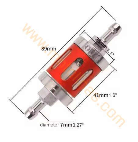 BENZİN FİLTRESİ [CNC-KORUMALI] TEMİZLENEBİLİR - UNİVERSAL