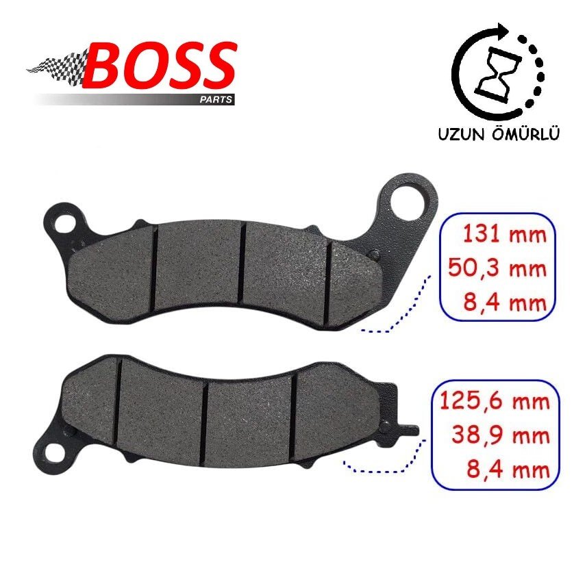 CF Moto NK 250 Ön Fren Balatası BS705 Organik