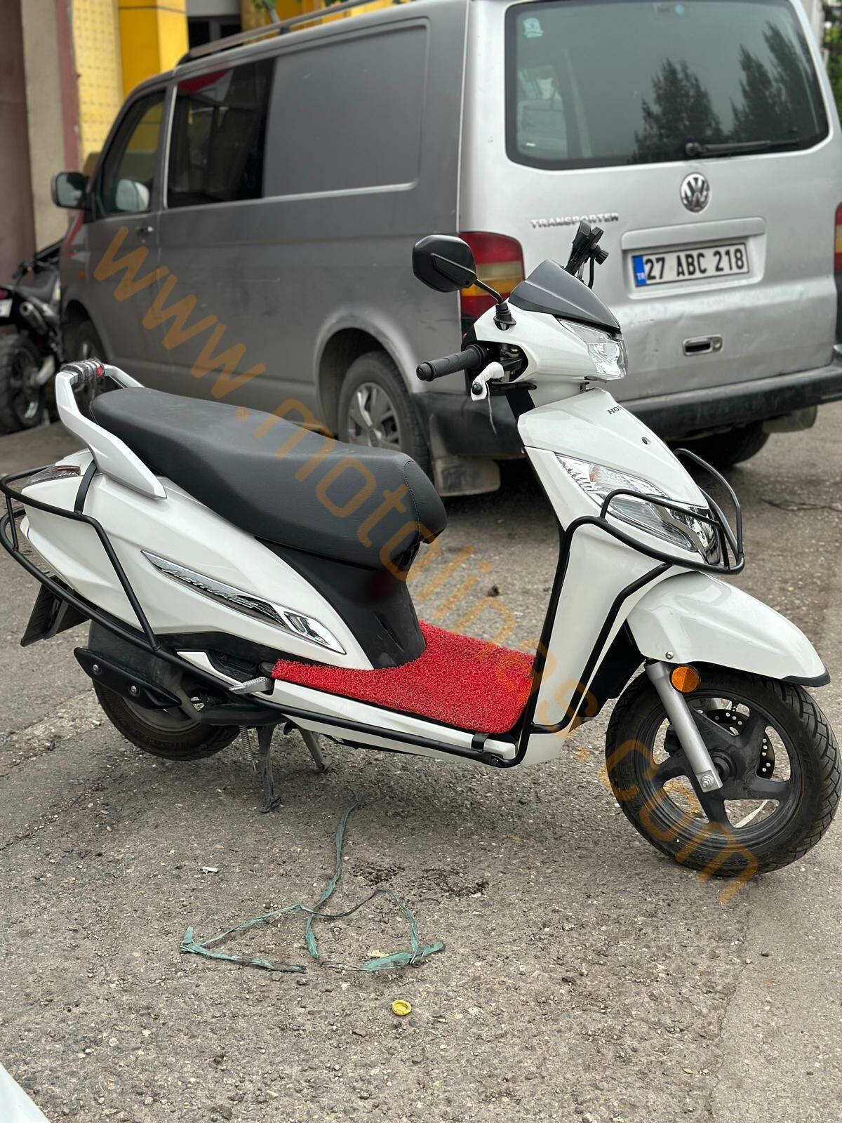 HONDA ACTIVA 125cc 2023 ÜZERİ KORUMA DEMİRİ MAT SİYAH KALIN