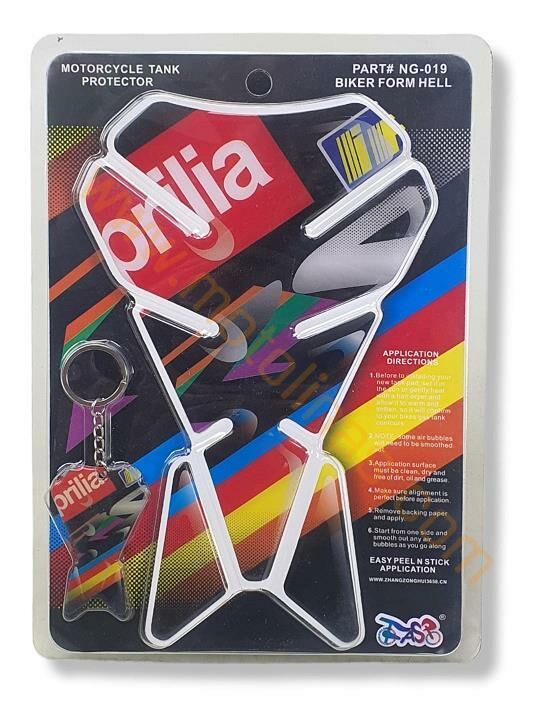 MOTOSİKLET TANK PAD + MASKOT SET, DEPO ÜSTÜ KORUYUCU STİCKER