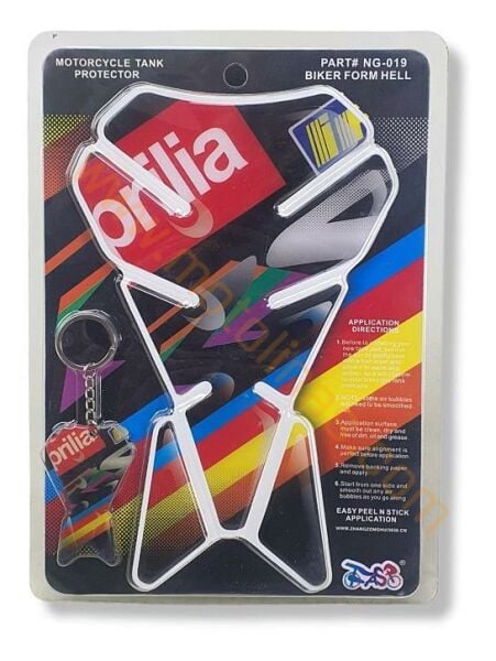 MOTOSİKLET TANK PAD + MASKOT SET, DEPO ÜSTÜ KORUYUCU STİCKER