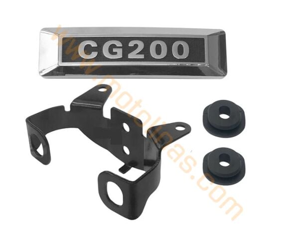 CG Ön Amortisör Amblem CG200 Yazılı Araplatlar Dahil Set