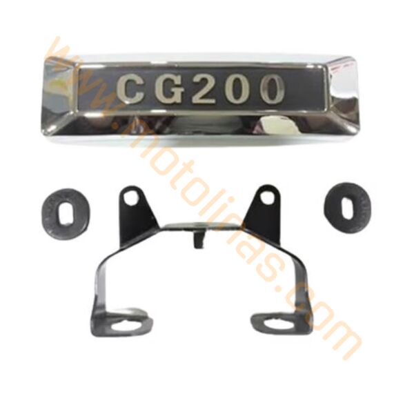 CG Ön Amortisör Amblem CG200 Yazılı Araplatlar Dahil Set