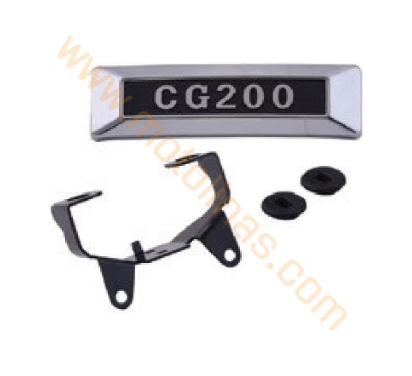 CG Ön Amortisör Amblem CG200 Yazılı Araplatlar Dahil Set