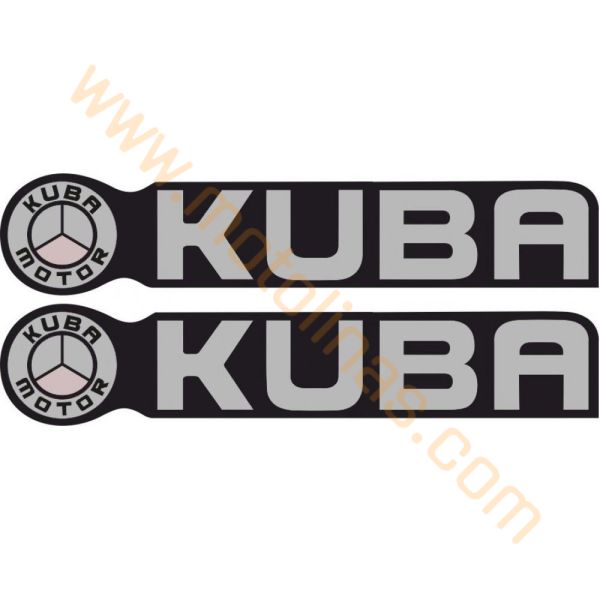 CG KUBA UYUMLU KUBA 2li STİCKER  15x3cm GRİ CG DEPO STİKETİ YAPIŞMA