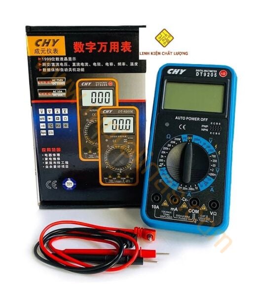 DİJİTAL MULTİMETRE LED EKRANLI AVOMETRE ÖLÇÜ ALETİ PROFESYONEL DT9205 - UNİVERSAL
