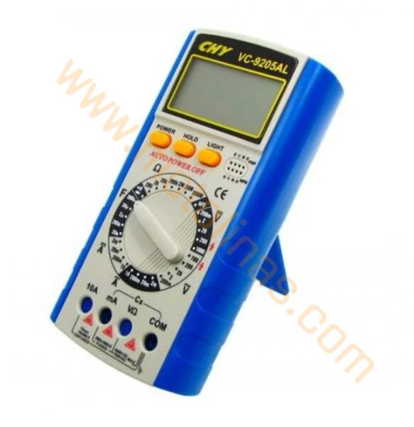 DİJİTAL MULTİMETRE LED EKRANLI AVOMETRE ÖLÇÜ ALETİ PROFESYONEL VC-9205AL - UNİVERSAL