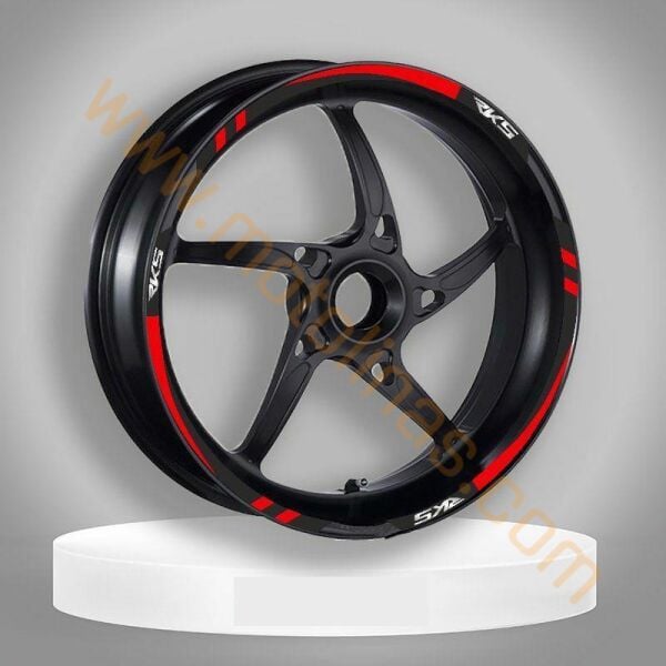 RKS MOTOR UNİVERSAL JANT ŞERİDİ UYUMLU KIRMIZI REFLEKTÖR