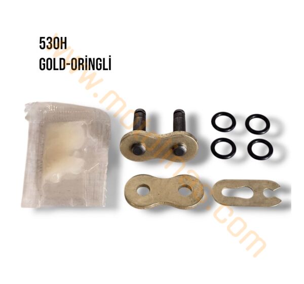 ZİNCİR KİLİDİ [ 530H KALIN ORİNGLİ / GOLD ] - MUHTELİF