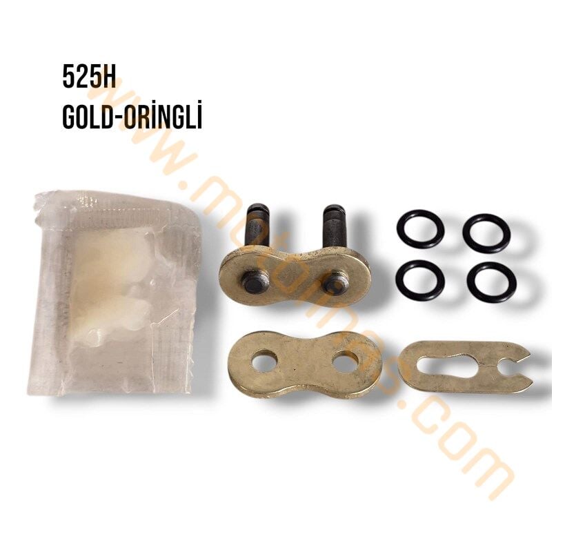 ZİNCİR KİLİDİ [ 525H KALIN ORİNGLİ / GOLD ] - MUHTELİF