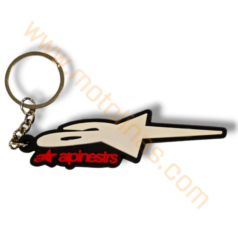 MOTOSİKLET UYUMLU ANAHTARLIK MASKOT SİLİKON ALPİNESTRS MOTOR ANAHTARLIK