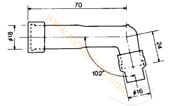 Honda Kawasaki Suzuki Yamaha NGK Buji Başlığı XD05F 8072 10-12 mm
