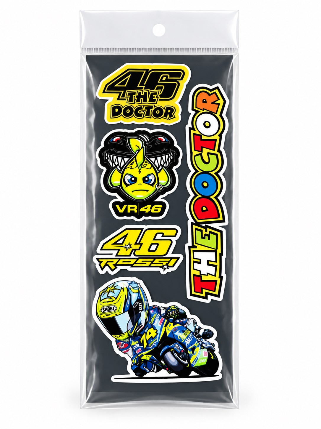 Motosiklet Sponsor Sticker Etiket Seti Fosforlu Folyo Kask Grenaj Model 6