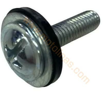 KAPORTA VİDASI LASTİKLİ VE PULLU M6*25 ( 5 ADET )  - UNİVERSAL