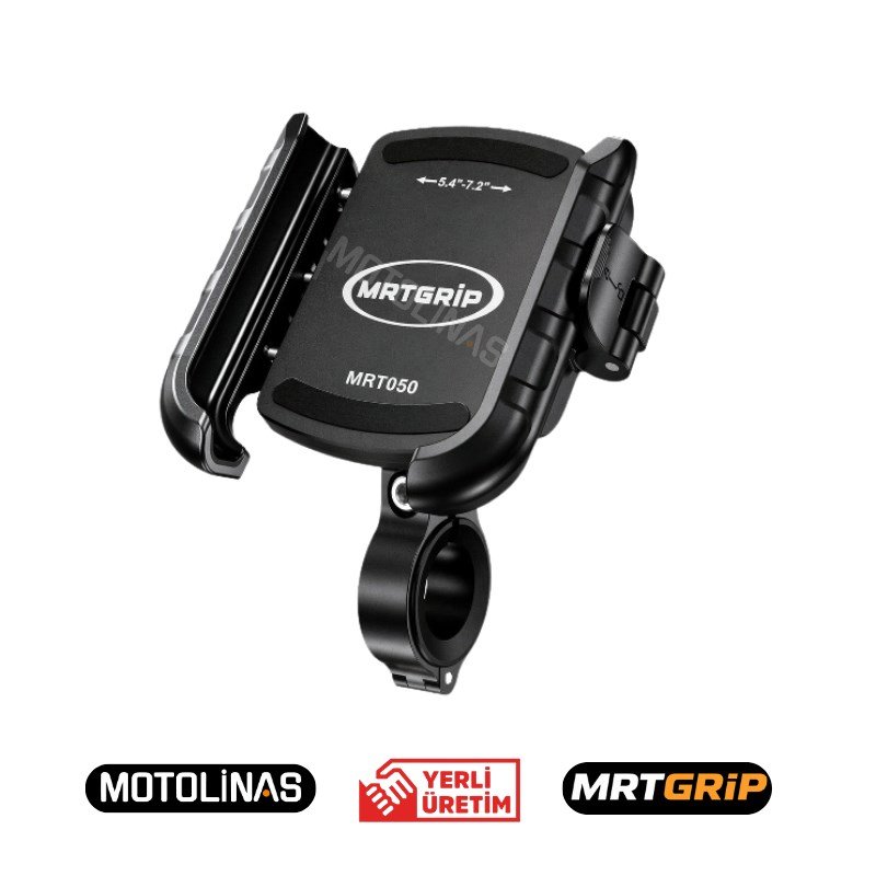 Mtgrip Motosiklet Telefon Tutucu - Titreşim Önleyici Kolay Kilitlemeli Evrensel