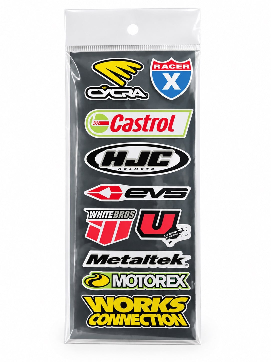 Motosiklet Sponsor Sticker Etiket Seti Fosforlu Folyo Kask Grenaj Model 10