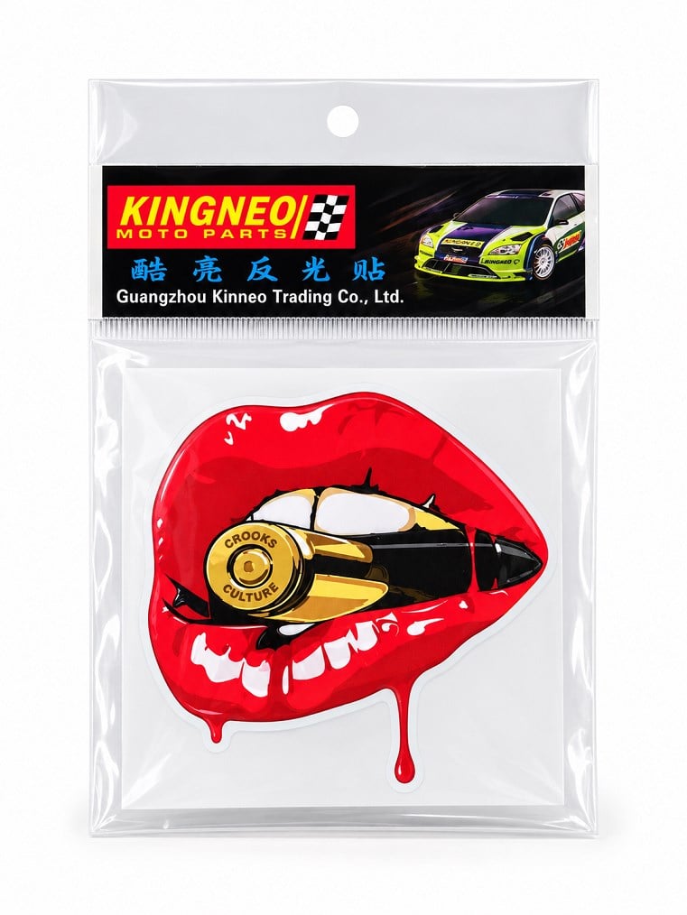Motosiklet Mix 3D Sticker Etiket Seti Fosforlu Folyo Karışık M13